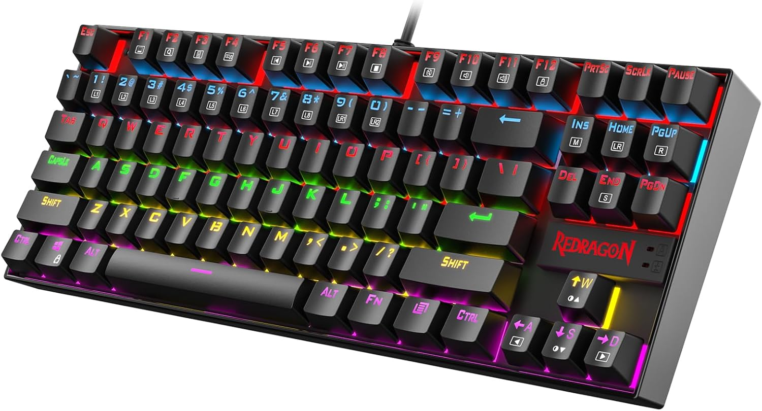 Redragon KUMARA K552 RGB-2 Wired Gaming Keyboard - Black Redragon KUMARA K552 RGB-2 Wired Gaming Keyboard - Black